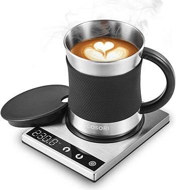 Coffee Mug Warmer & Mug Set