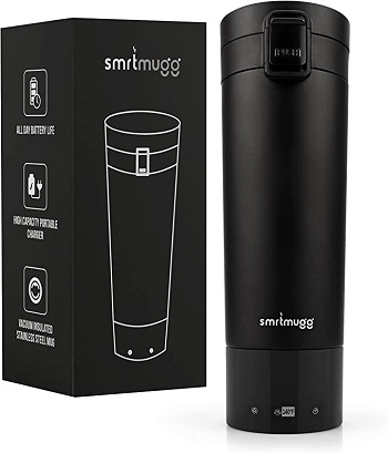 SMRTMUGG Heated Coffee Mug